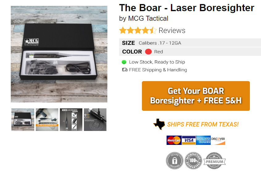 MCG Tactical Boar Laser Boresighter Review - A Must-Have Tool for Perfect Precision