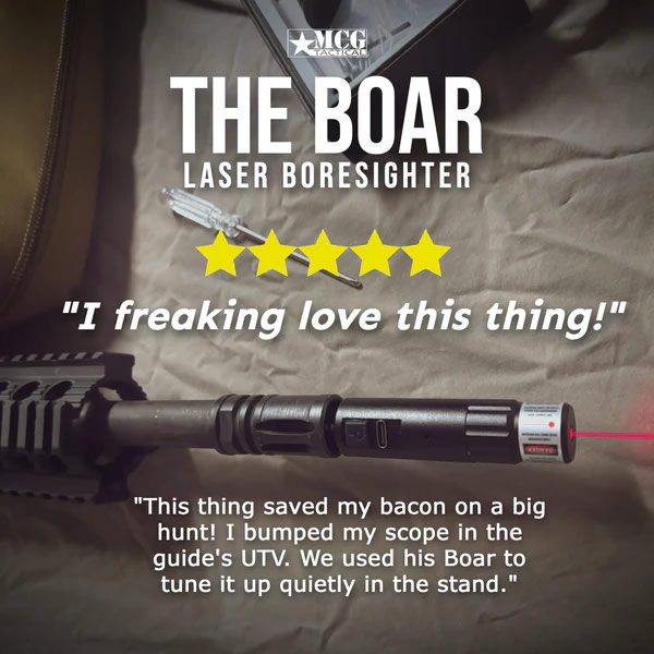 MCG Tactical Boar Laser Boresighter Review - A Must-Have Tool for Perfect Precision